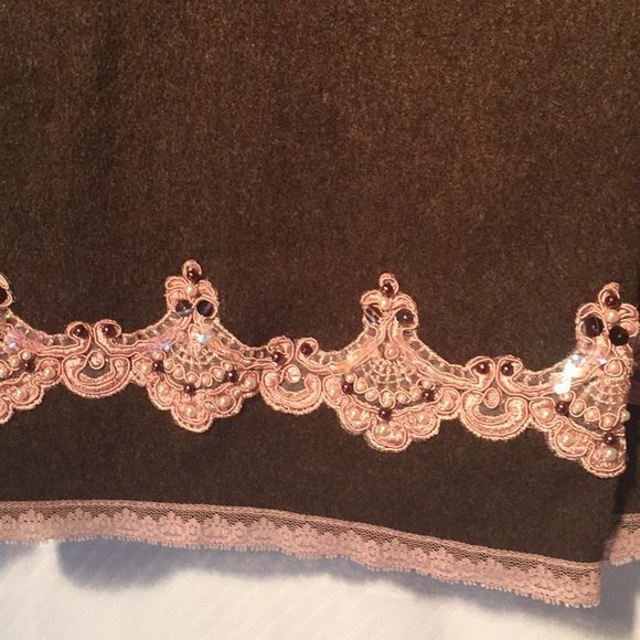 Express Wool Skirt | Brown - Picture 2 of 6